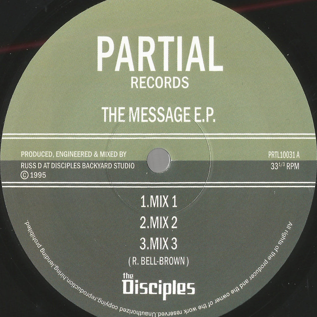 THE DISCIPLES - The Message E.P. - 10" - Vinyl