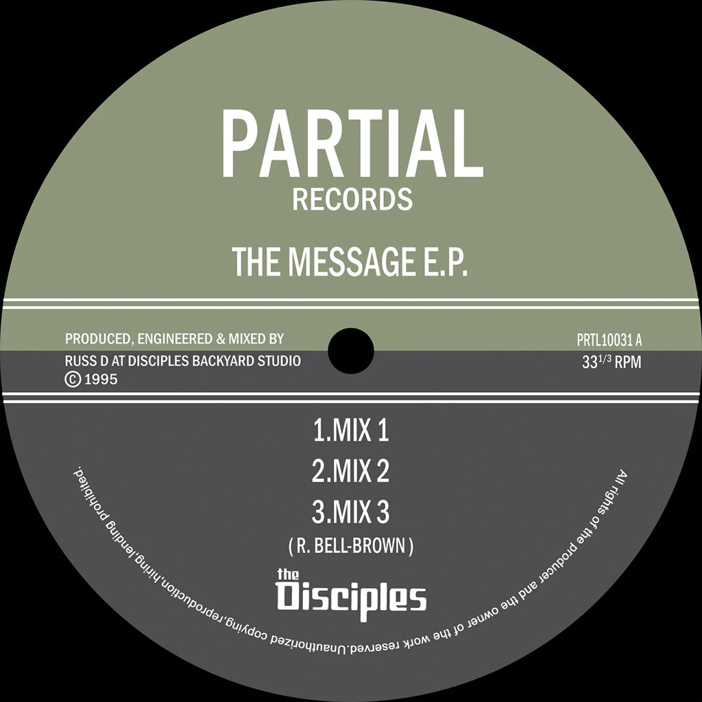 THE DISCIPLES - The Message E.P. (Repress) - 10" - Vinyl