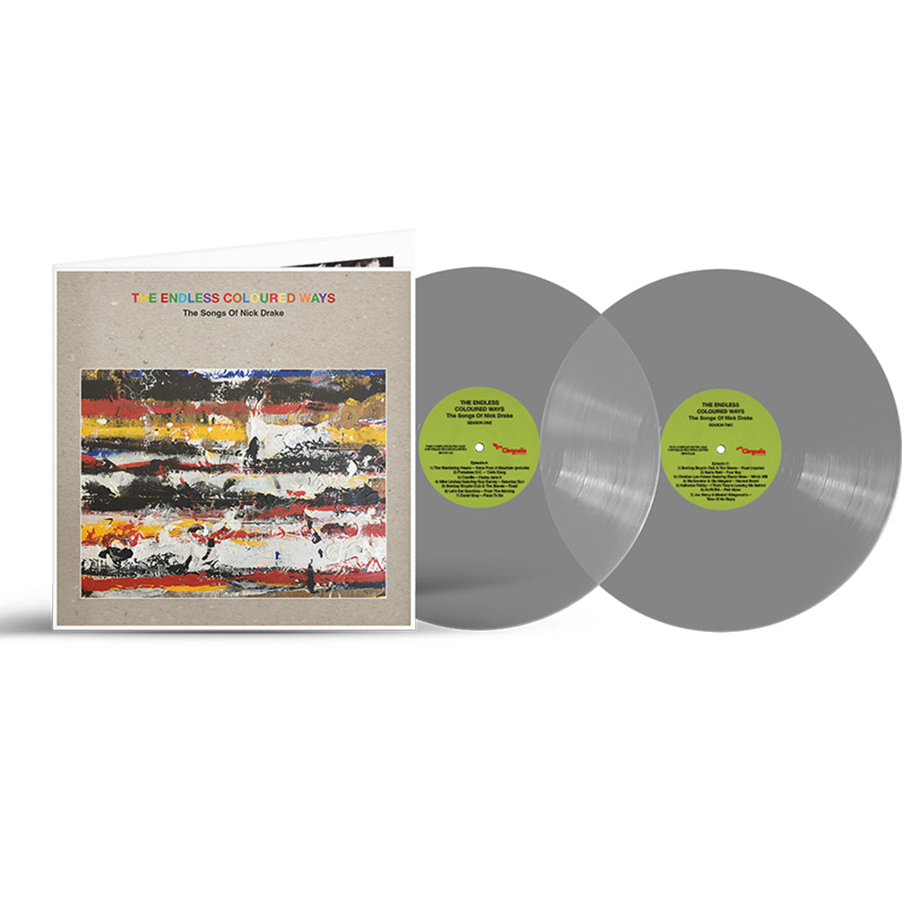 NICK DRAKE / VARIOUS - The Endless Coloured Ways: The Songs of Nick Drake (w/ Exclusive 7" Nick Drake cover of Bob Dylan) - 2LP - Gatefold (Lancing Sleeve) Grey Transparent Vinyl