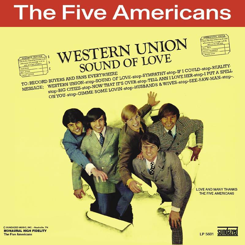 THE FIVE AMERICANS - Western Union - LP - Gold Vinyl [RSD 2022]