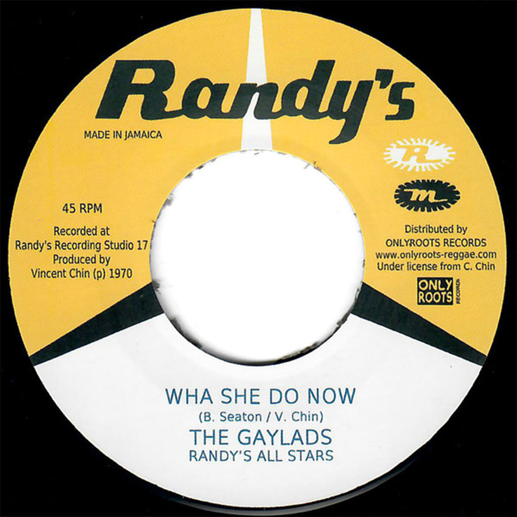 THE GAYLADS - Wha She Do Now / I Love The Reggae (Repress) - 7" - Vinyl