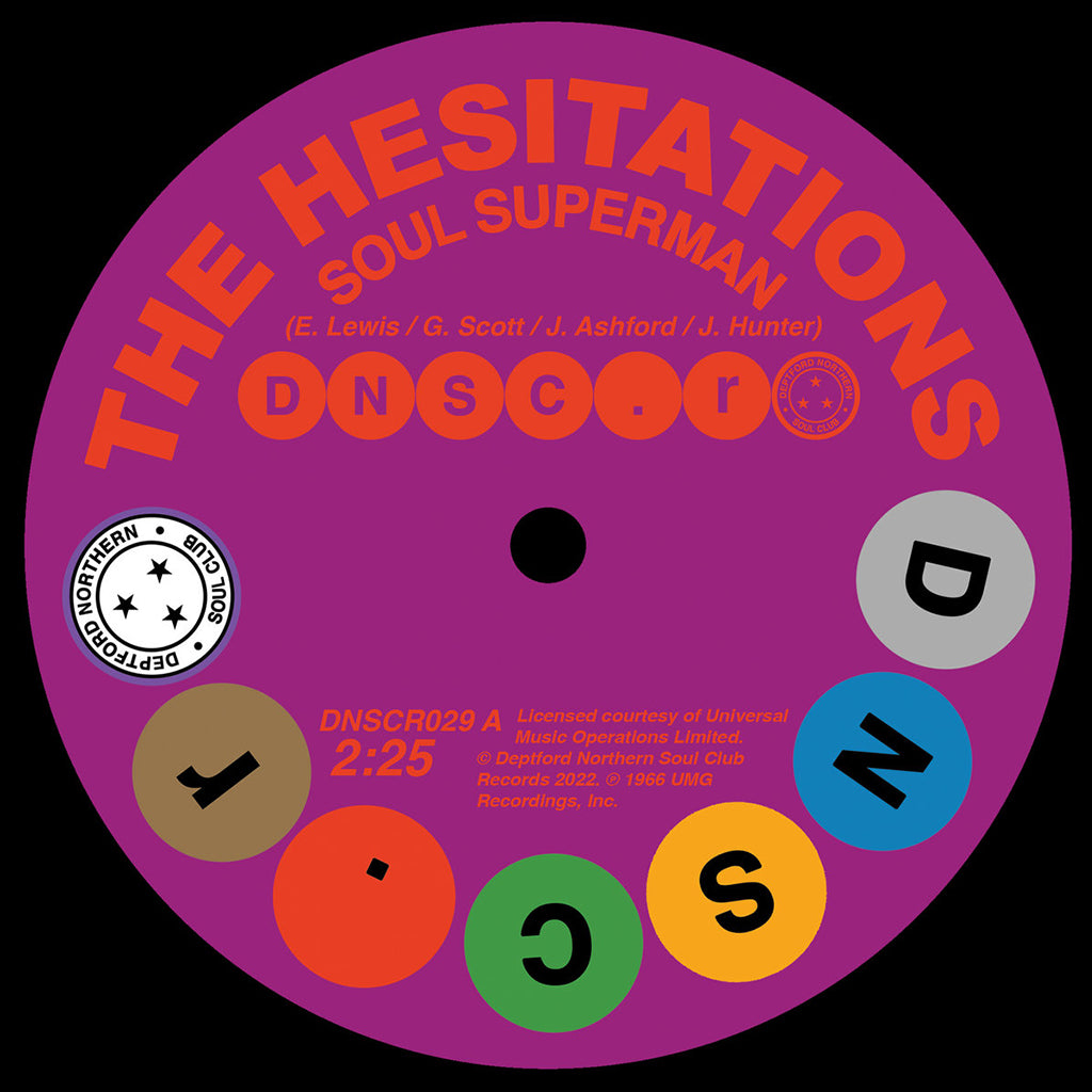 THE HESITATIONS / BOBBY “BLUE” BLAND & MICHAEL OMARTIAN - Soul Superman / Ain’t No Love In The Heart Of The City - 7" - Vinyl