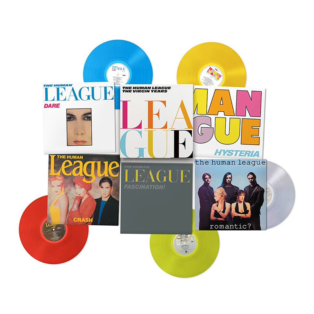 THE HUMAN LEAGUE - The Virgin Years - 5LP - Assorted Coloured Vinyl Box Set