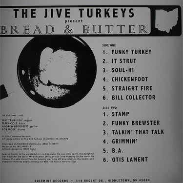 THE JIVE TURKEYS - Bread & Butter (2022 Reissue) - LP - Turkey Gravy Brown Vinyl