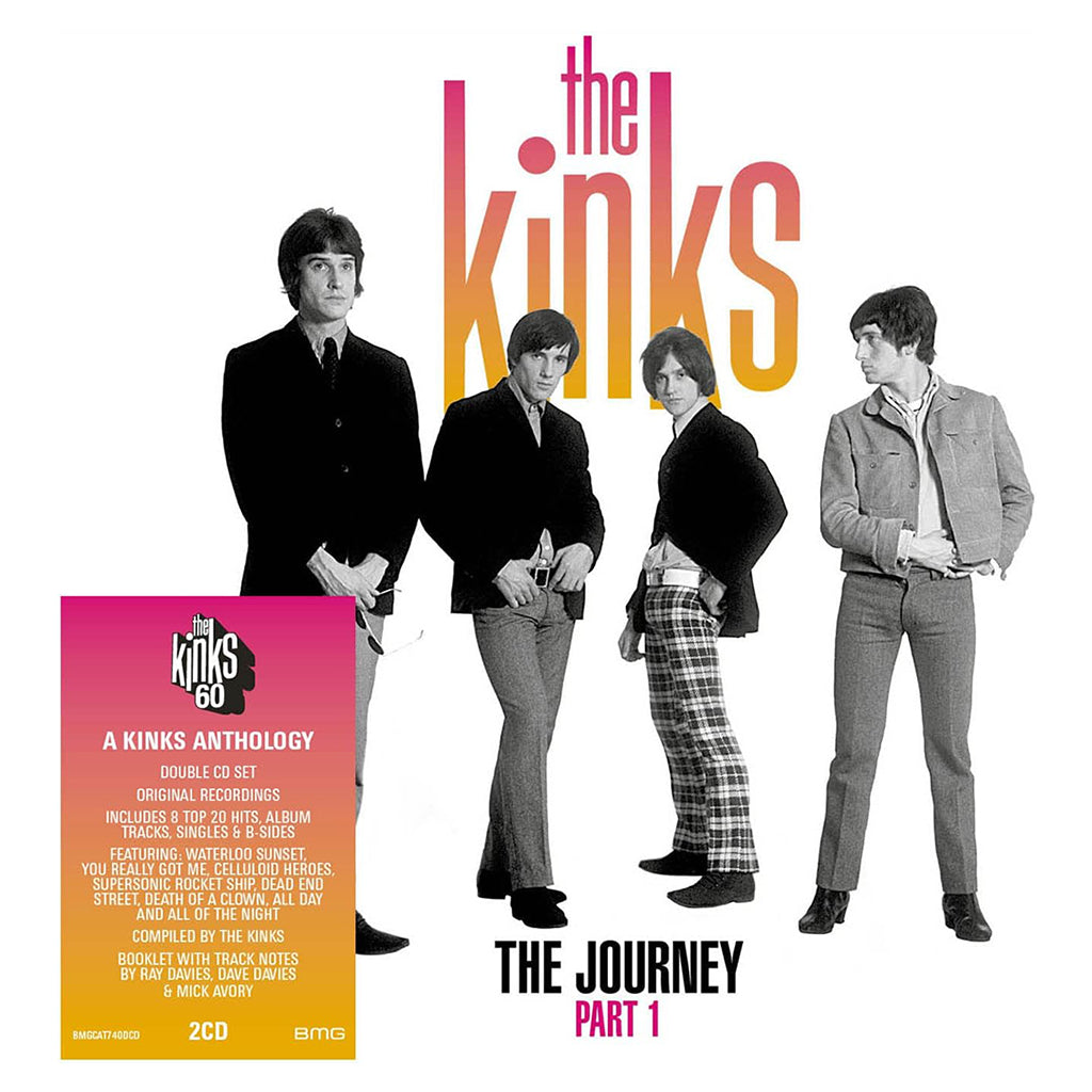 THE KINKS - The Journey - Part 1 (60th Anniversary Collection compiled by The Kinks) - 2CD