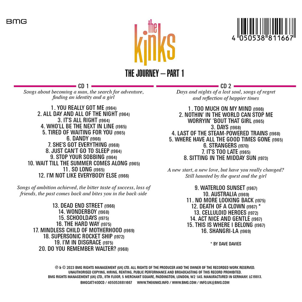 the kinks the journey part 1 recensione