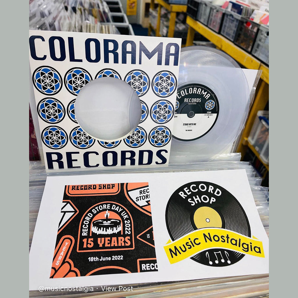 THE MOONS - Stand With Me / Stand With Me [Instrumental] - 7" - Clear Vinyl [RSD 2022 - DROP 2]