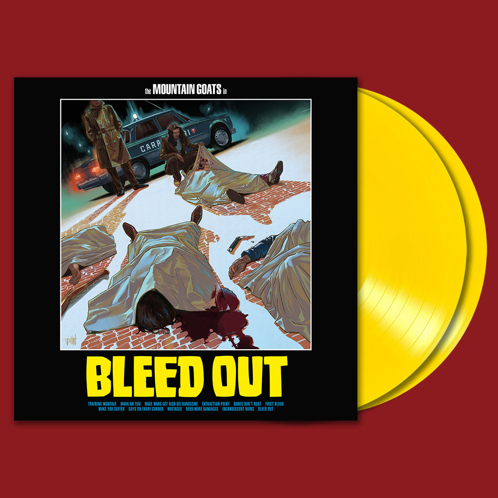 THE MOUNTAIN GOATS - Bleed Out - 2LP - Yellow Vinyl
