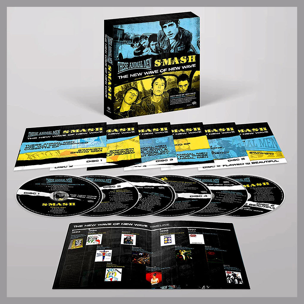THESE ANIMAL MEN / S*M*A*S*H - The New Wave Of New Wave - SIGNED Copy - 6CD - Slipcase Box Set