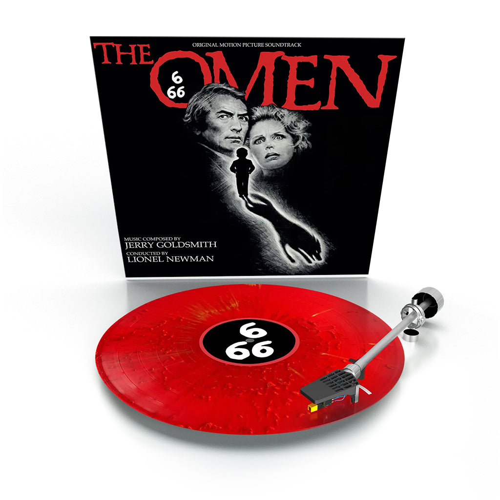 JERRY GOLDSMITH - The Omen - Original Soundtrack - LP - Red / Black Splatter Vinyl