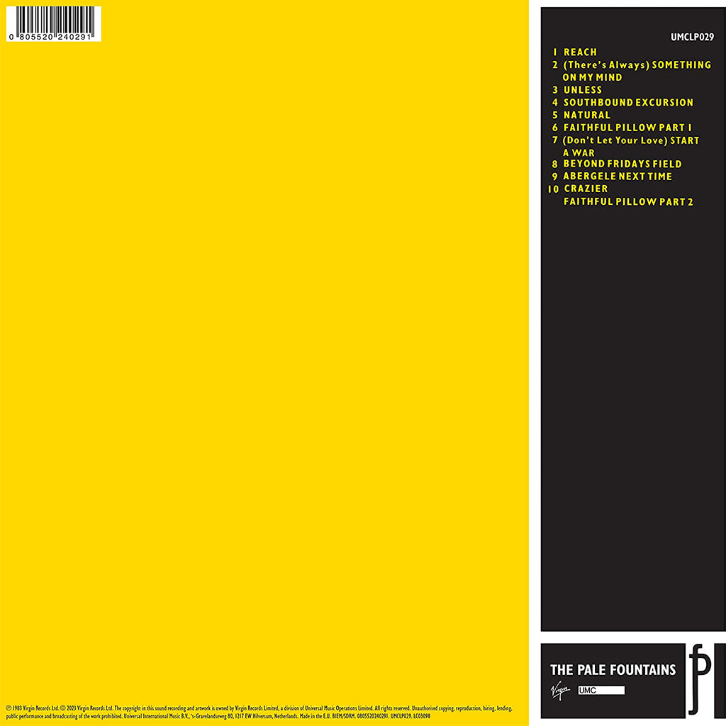 THE PALE FOUNTAINS - Pacific Street (2023 Reissue) - LP - 180g Vinyl