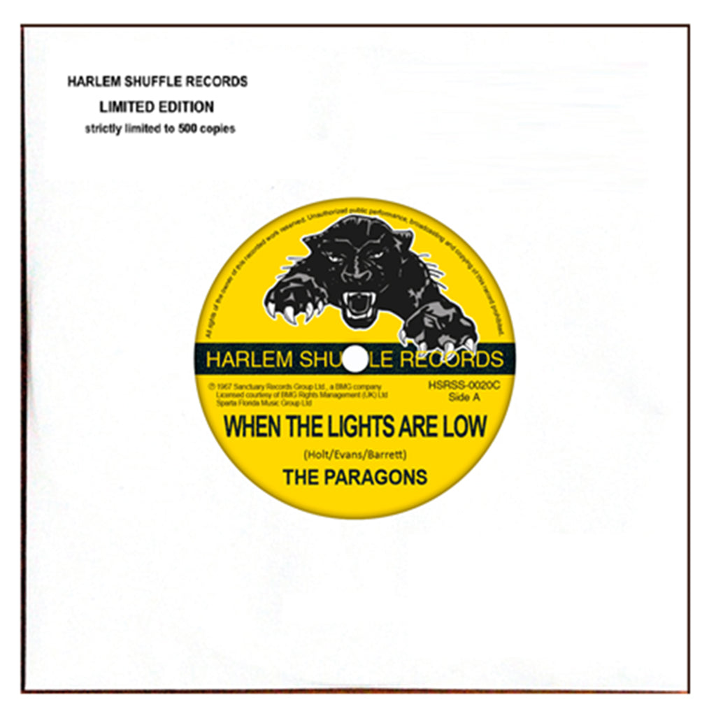 THE PARAGONS - When The Lights Are Low / I Want To Go Back (2023 Reissue) - 7" - Vinyl