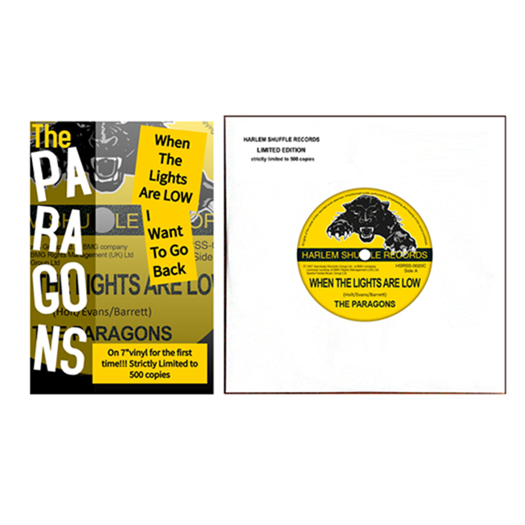 THE PARAGONS - When The Lights Are Low / I Want To Go Back (2023 Reissue) - 7" - Vinyl