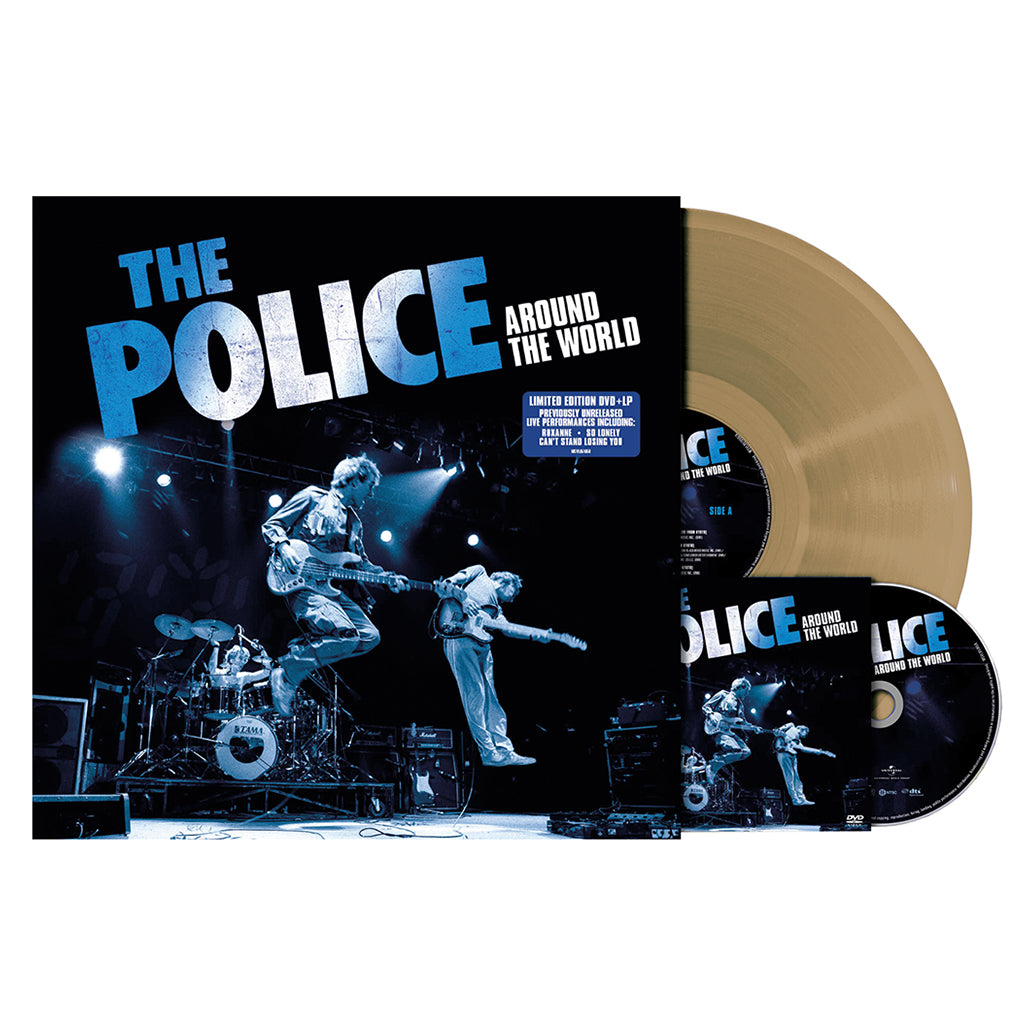 THE POLICE - Around The World (Restored & Expanded) - LP - Gold Vinyl + DVD