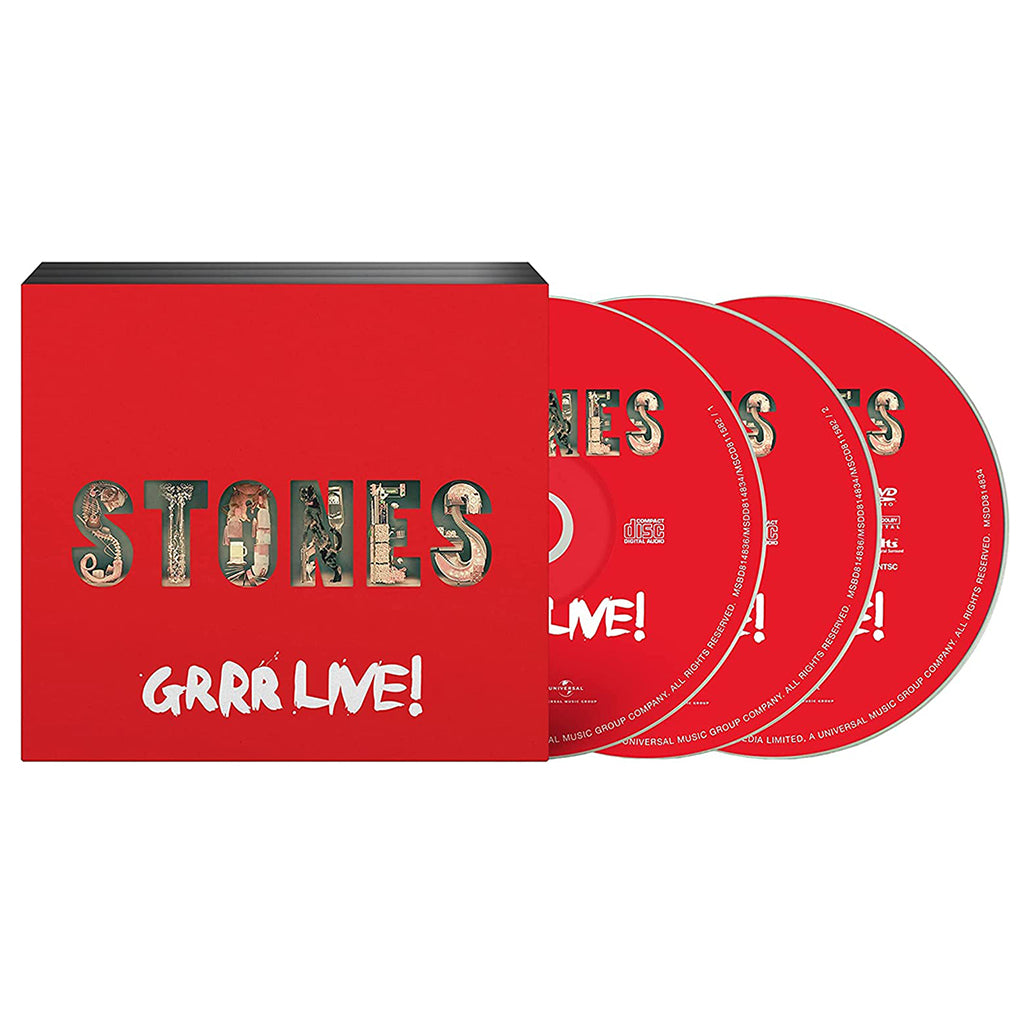 THE ROLLING STONES - Grrr! Live (Deluxe Edition) - 2CD + DVD