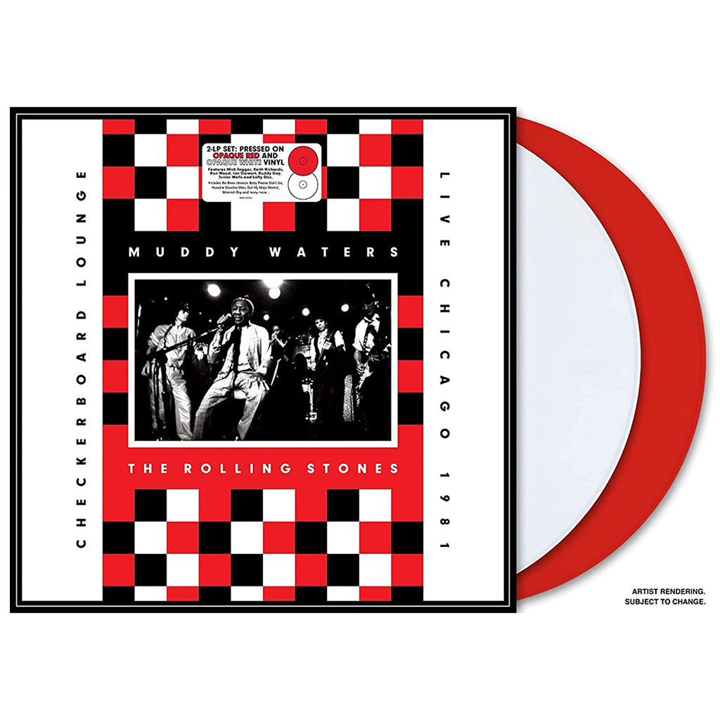 MUDDY WATERS & THE  ROLLING STONES - Checkerboard Lounge - Live In Chicago 1981 - 2LP - Red / White Vinyl
