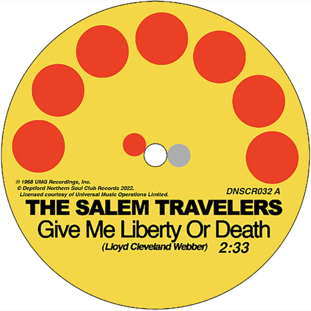 THE SALEM TRAVELERS - Tell It Like It Is / Give Me Liberty Or Death - 7" - Vinyl