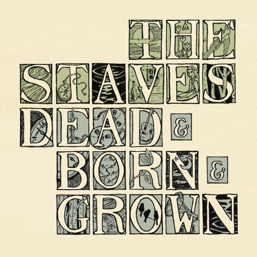 THE STAVES - Dead & Born & Grown - 10th Anniversary Ed. [National Album Day 2022] - LP - Recycled Coloured Vinyl