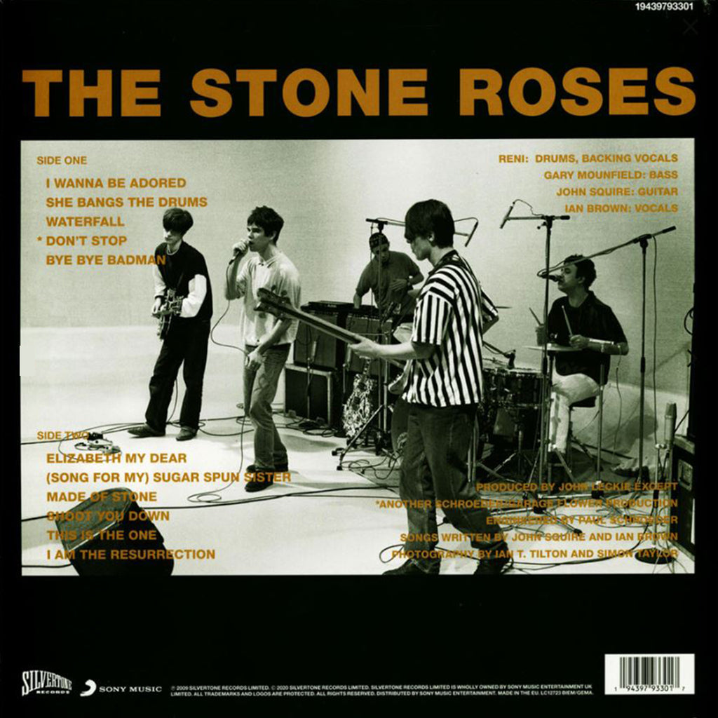 THE STONE ROSES - Stone Roses - LP - 180g Clear Vinyl – Spindizzy
