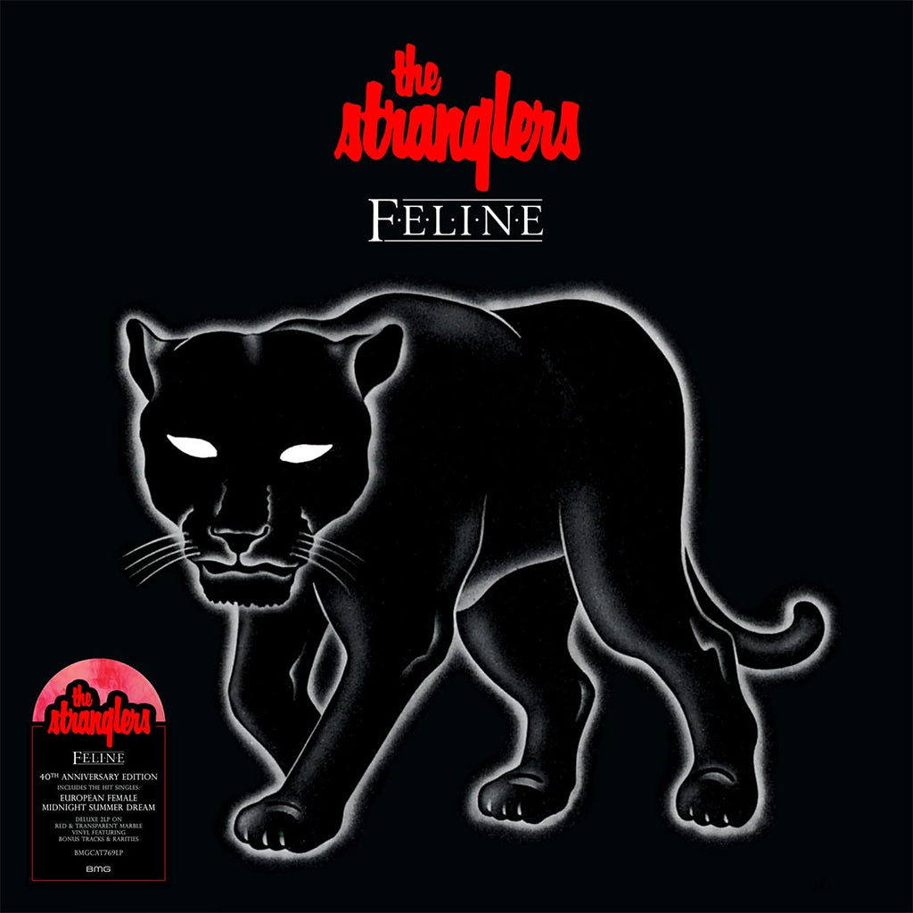THE STRANGLERS - Feline (40th Anniversary Deluxe Edition) - 2LP - Red & Translucent Marbled Vinyl