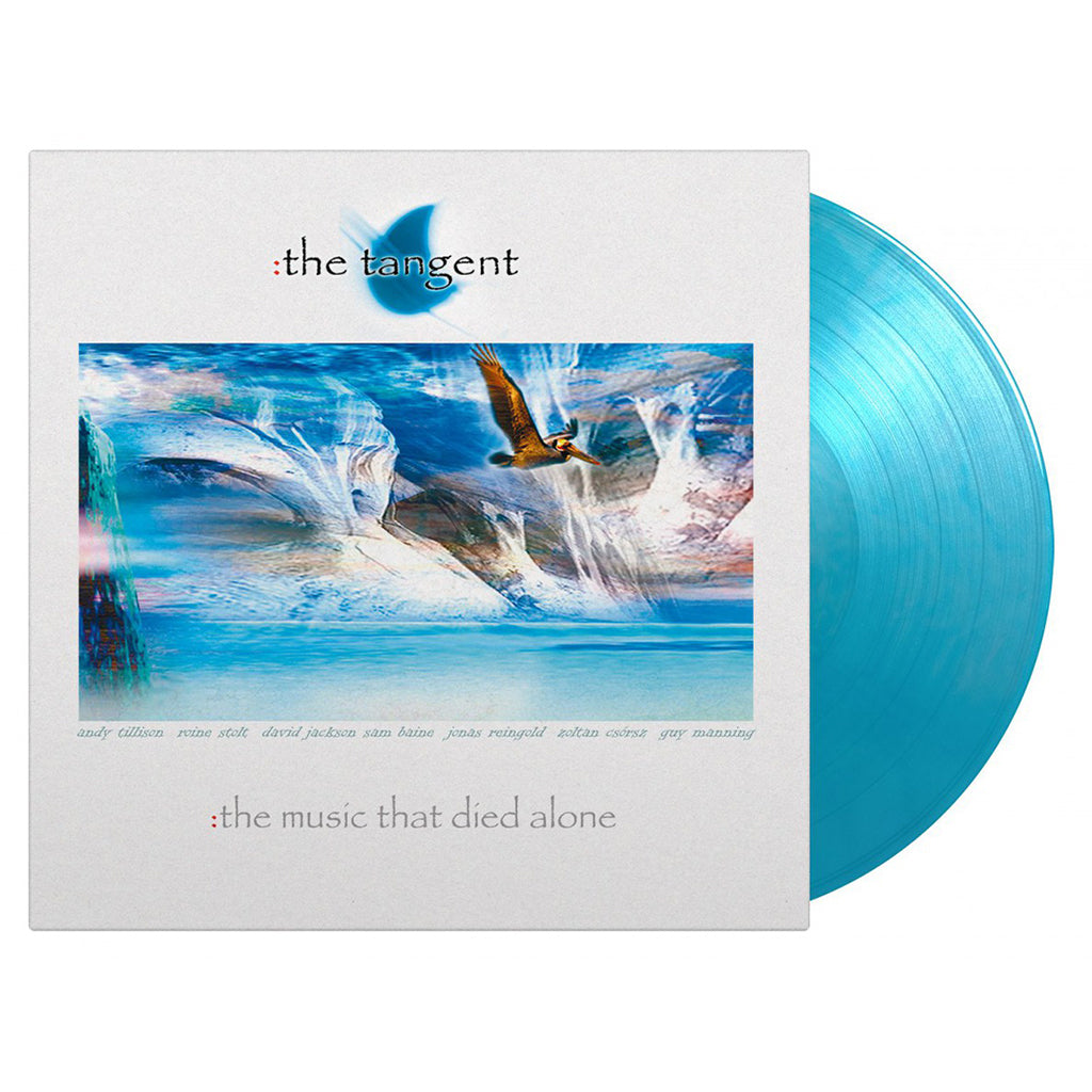 THE TANGENT - The Day The Music Died Alone - LP - 180g Crystal Clear Blue & Silver Marbled Vinyl