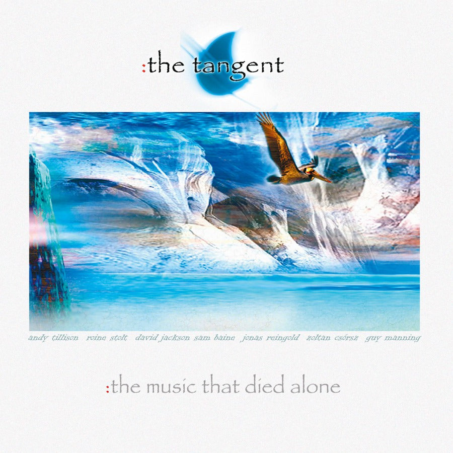 THE TANGENT - The Day The Music Died Alone - LP - 180g Crystal Clear Blue & Silver Marbled Vinyl