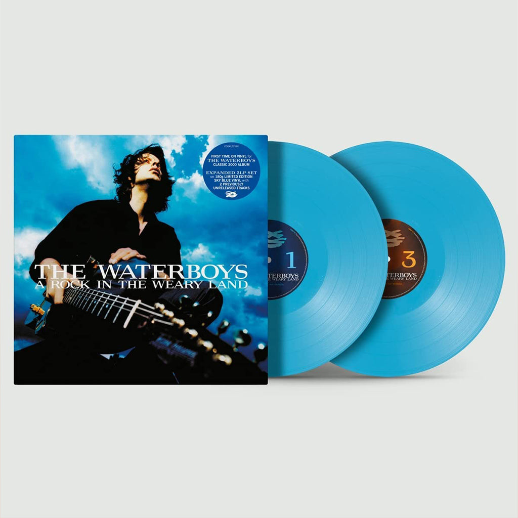 THE WATERBOYS - A Rock In The Weary Land - Expanded Edition - 2LP - Gatefold 180g Sky Blue Vinyl