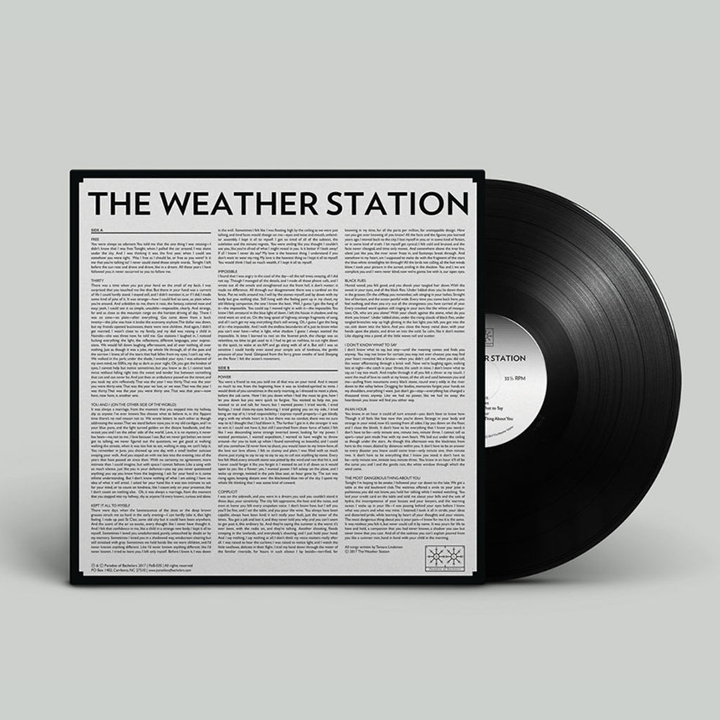 THE WEATHER STATION - The Weather Station (Repress) - LP - Vinyl