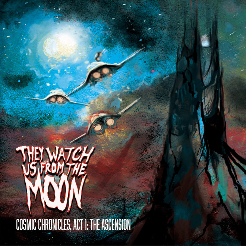 THEY WATCH US FROM THE MOON - Cosmic Chronicles, Act 1: The Ascension - LP - Blue / Purple Cosmic Swirl Vinyl [MAY 12]