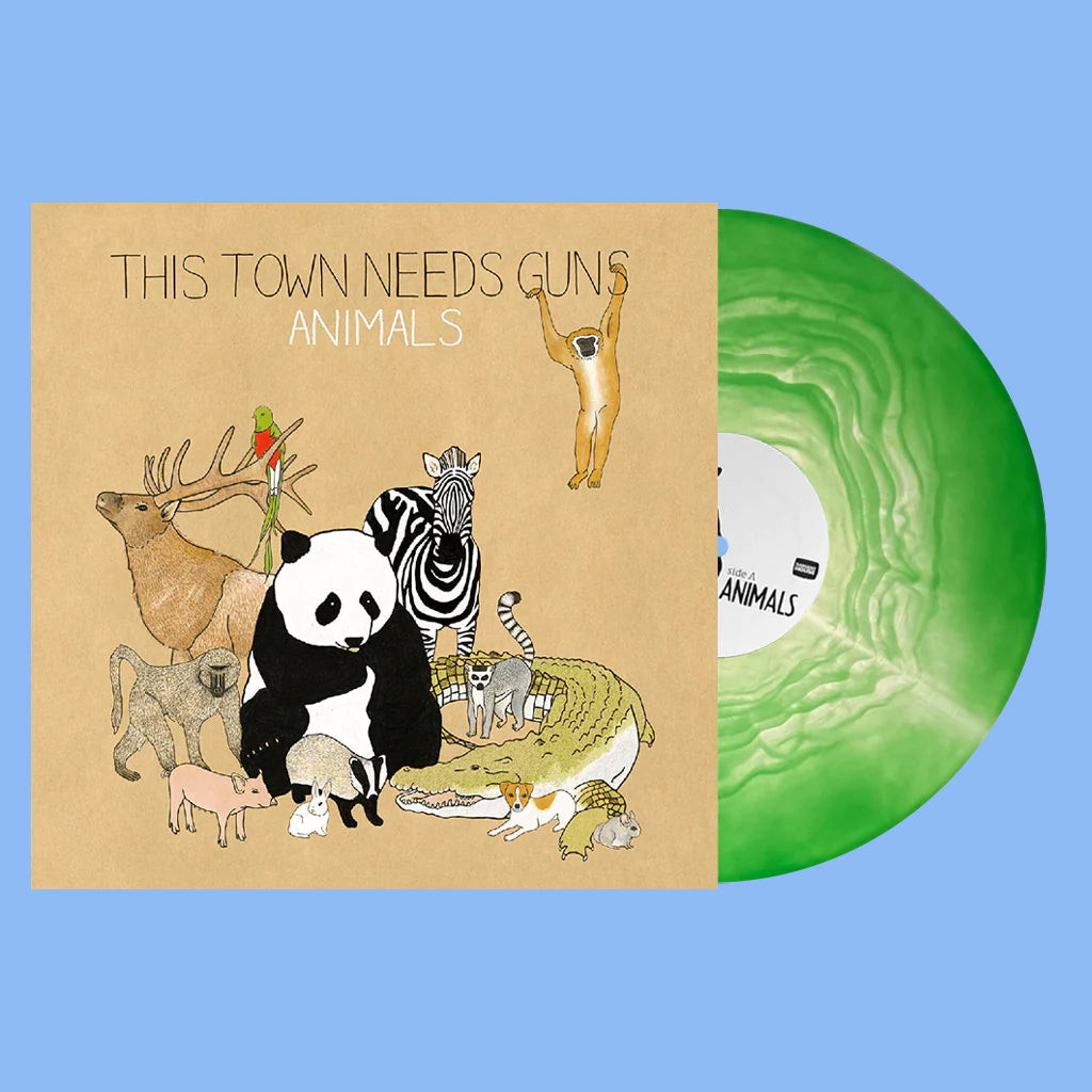 THIS TOWN NEEDS GUNS - Animals (2023 Reissue) - LP - Clear / Green Galaxy Vinyl