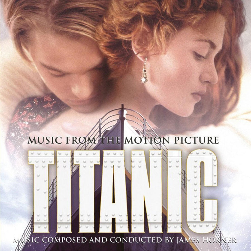 JAMES HORNER - Titanic - Original Soundtrack (2022 Reissue w/ Poster & Replica Print) - 2LP - Deluxe Gatefold 180g Smoke Coloured Vinyl