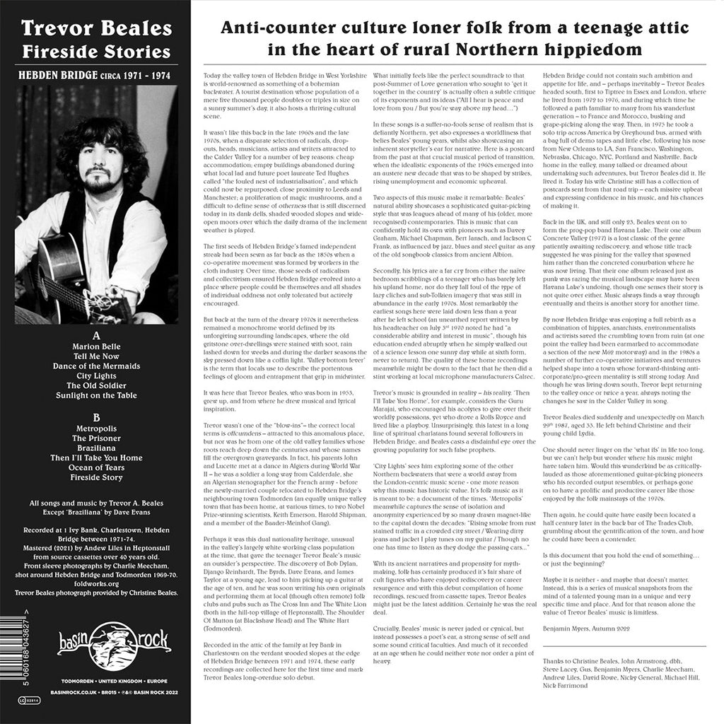 TREVOR BEALES - Fireside Stories (Hebden Bridge Circa 1971-1974) - LP - Vinyl [APR 14]