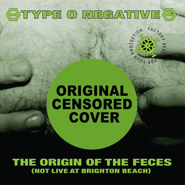 TYPE O NEGATIVE - The Origin Of The Feces (Not Live At Brighton Beach) - 30th Anniversary Ed. w/ Original Cover Art & Poster - 2LP - Green & Black Marbled Vinyl