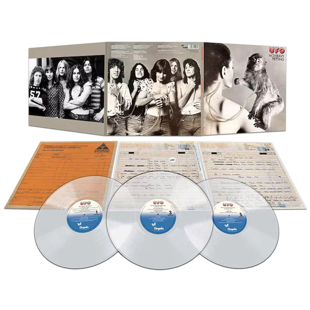 UFO - No Heavy Petting (2023 Remastered Deluxe Edition) - 3LP - Tri-fold Clear Vinyl