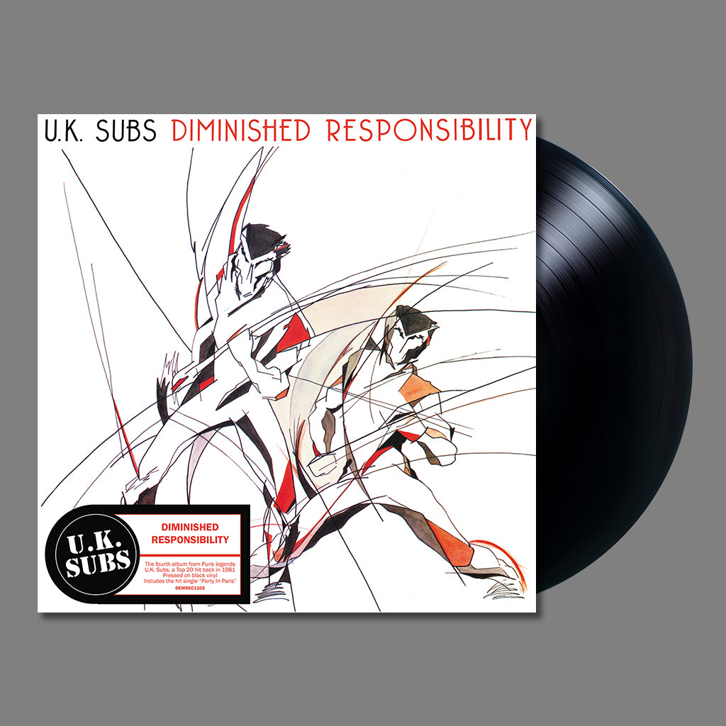 UK SUBS - Diminished Responsibility (2023 Reissue) - LP - Vinyl