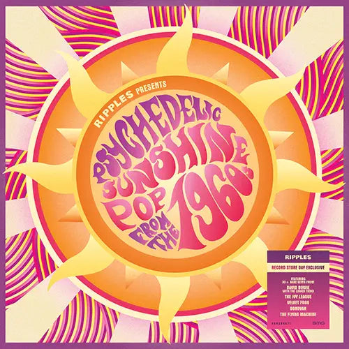 VARIOUS ARTISTS - Ripples Presents…
 Psychedelic Sunshine Pop from the 1960s - 2 LP - 140g Black Vinyl  [RSD 2024]