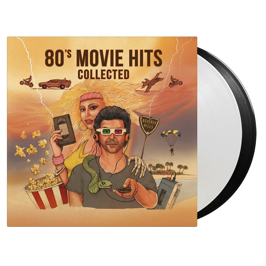 VARIOUS - 80's Movie Hits Collected - 2LP - 180g White / Black Vinyl