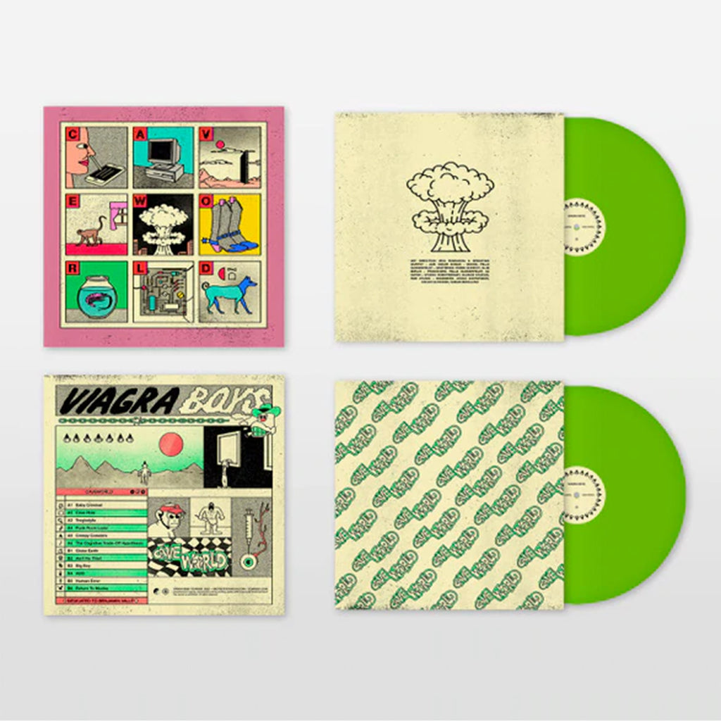 VIAGRA BOYS - Cave World - LP - Green Vinyl