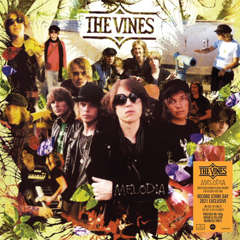 THE VINES - Melodia - LP - 180g Green & Yellow Marbled Vinyl [RSD2021-JUN12]