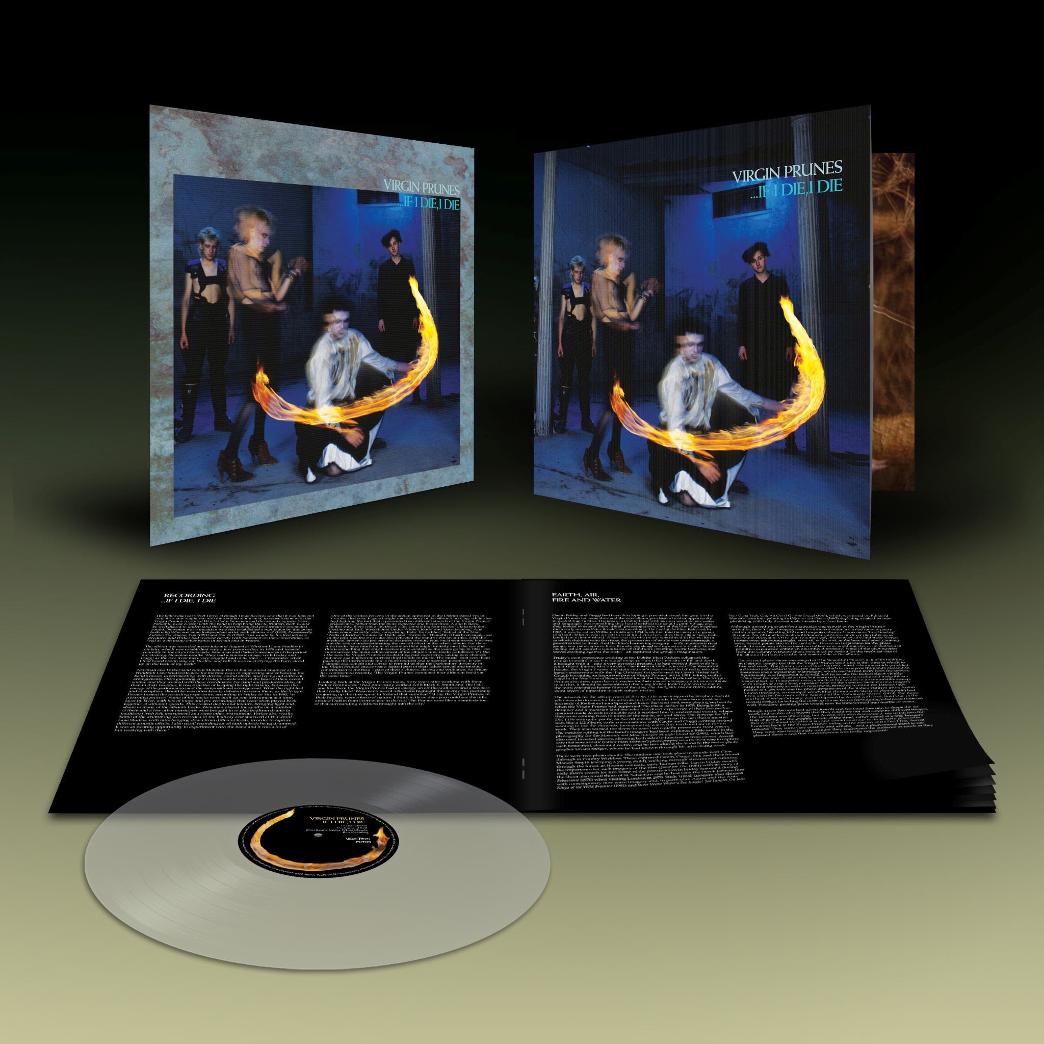 VIRGIN PRUNES - …If I Die, I Die (40th Anniversary Edition) - LP - Gatefold Transparent Vinyl