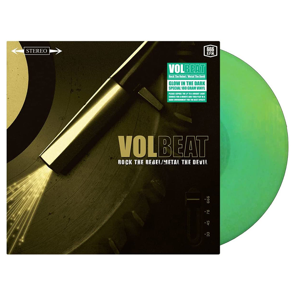 VOLBEAT - Rock The Rebel / Metal The Devil - LP - 180g Glow In The Dark Vinyl
