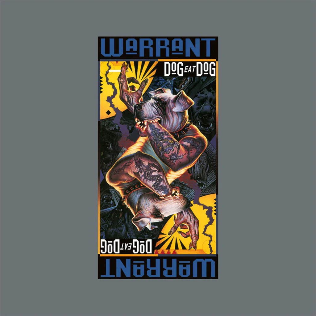 WARRANT - Dog Eat Dog (2023 Reissue) - LP - 180g Translucent Blue & Red Marbled Vinyl