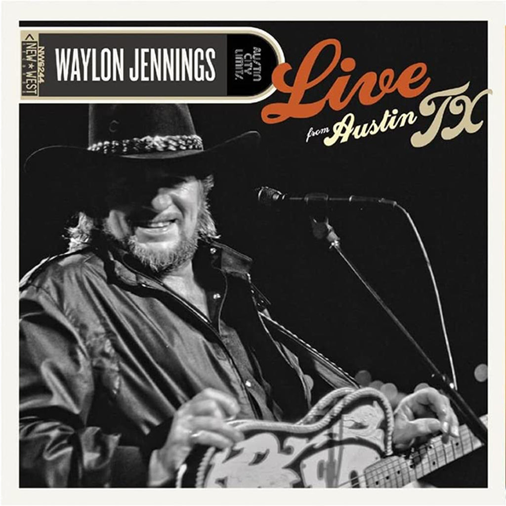 WAYLON JENNINGS - Live From Austin, TX '89 - 2LP - Orange Blossom Vinyl