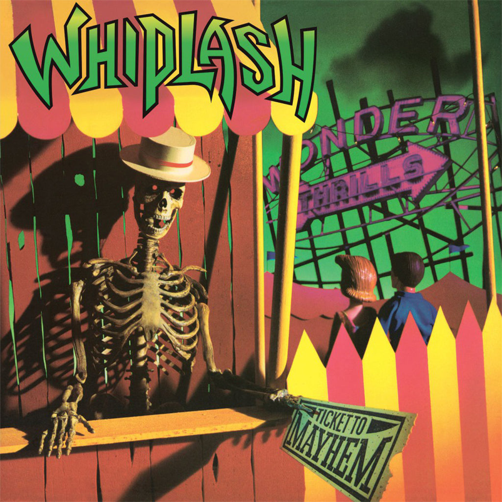 WHIPLASH - Ticket To Mayhem (2023 Reissue) - LP - 180g Swamp Green Coloured Vinyl