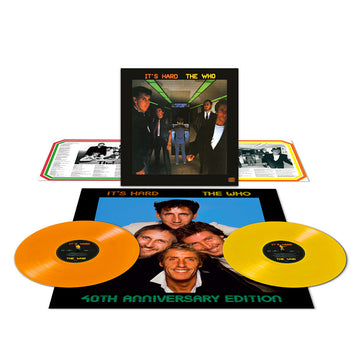 THE WHO - Its Hard (40th Anniversary Deluxe Ed.) - 2LP w/ Poster - Orange / Yellow Vinyl [RSD 2022 - DROP 2]