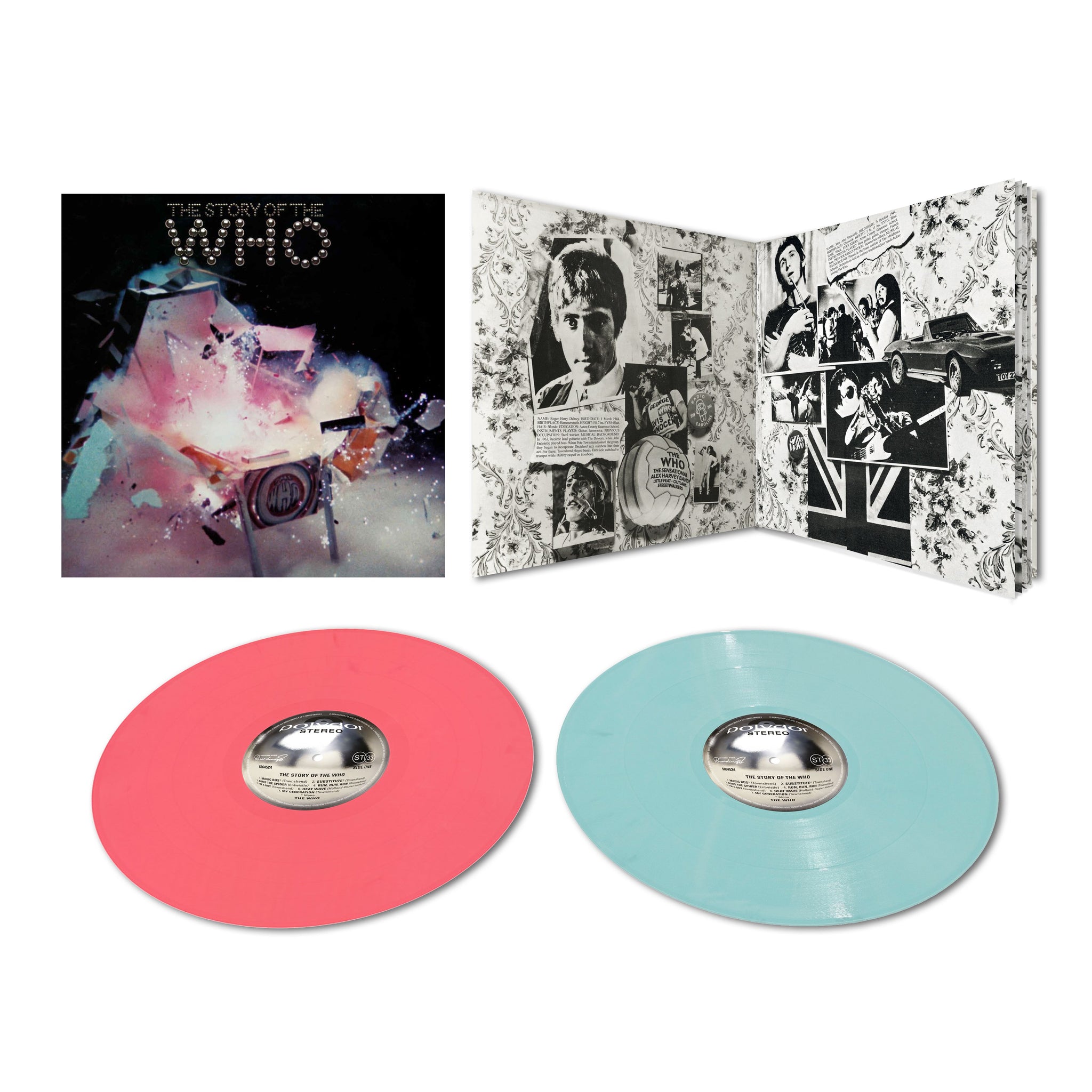 THE WHO - Story Of The Who - 2 LP - Pink and Green Vinyl [RSD 2024]