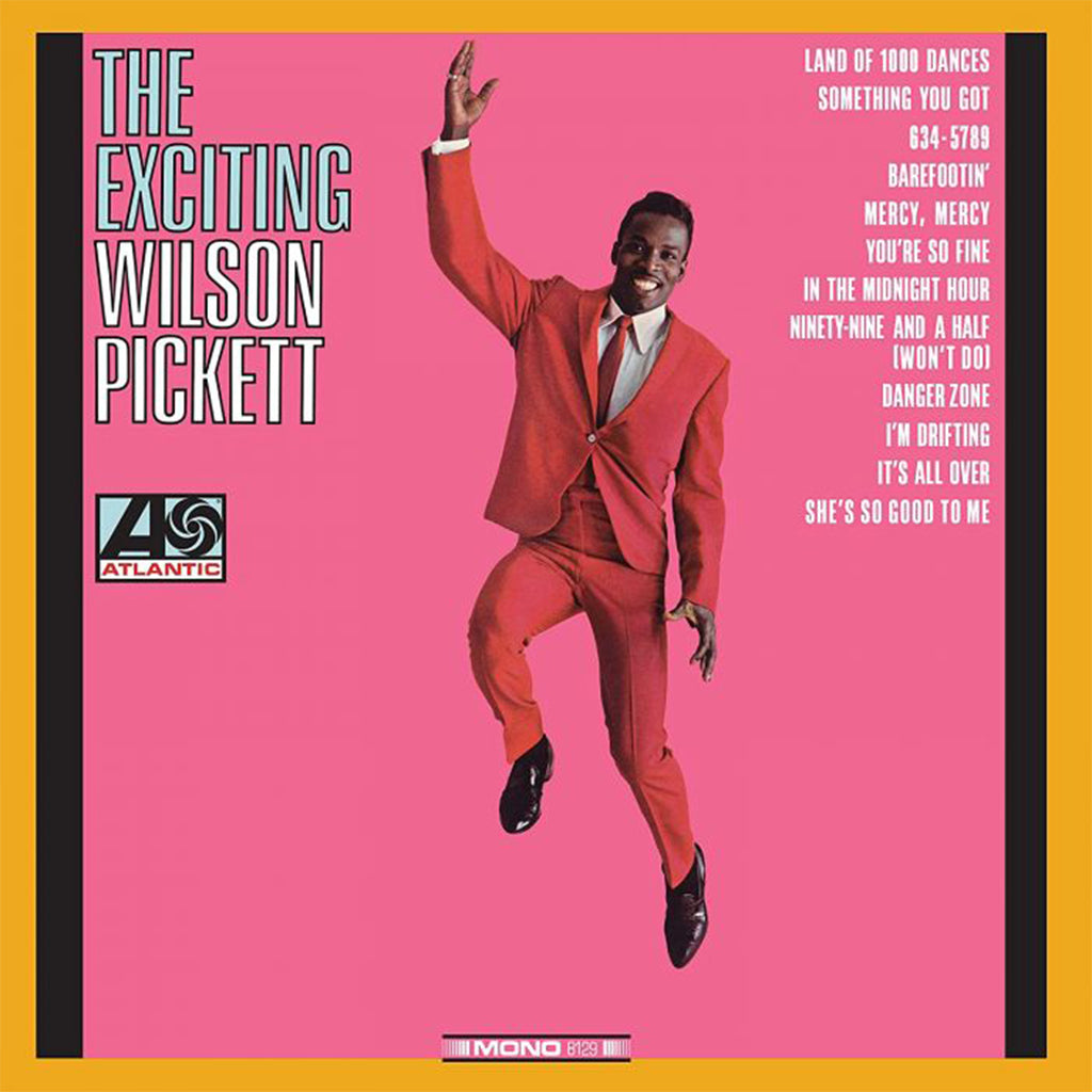WILSON PICKETT - The Exciting Wilson Pickett (Atlantic Records 75th Anniversary Reissue) - LP - Crystal Clear Vinyl