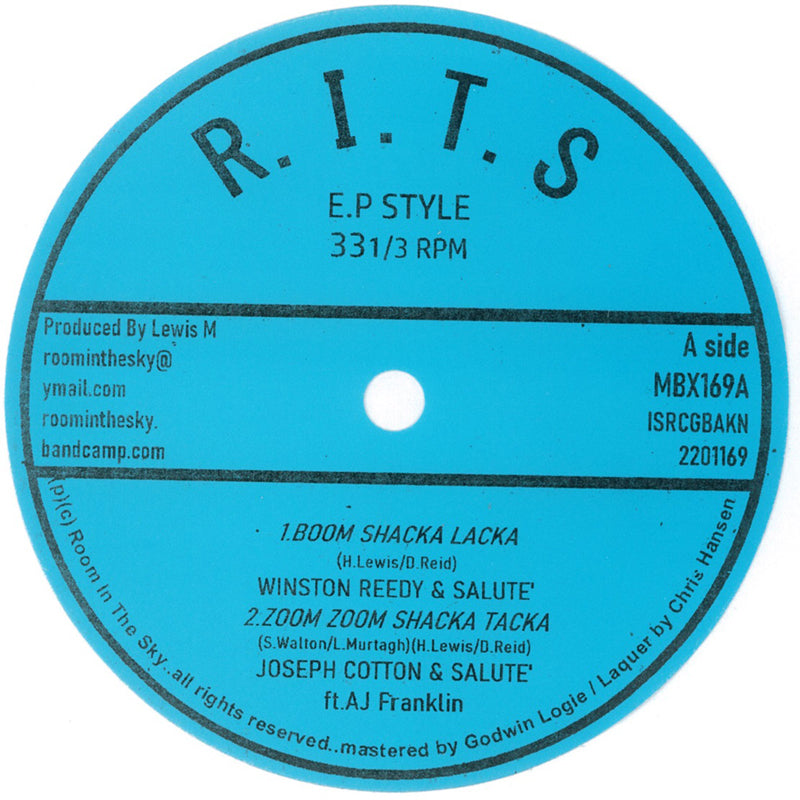 WINSTON REEDY / JOSEPH COTTON / VIN GORDON / ANSEL COLLINS - Boom Shacka Lacka - 7" - Vinyl [RSD 2022]