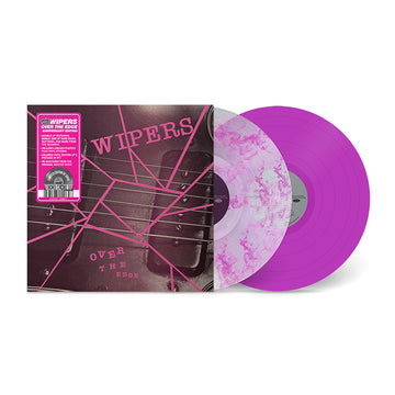 WIPERS - Over The Edge (Anniversary Edition) - 2LP - Opaque Pink/ Clear Pink Vinyl [RSD 2022]