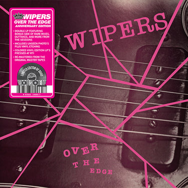 WIPERS - Over The Edge (Anniversary Edition) - 2LP - Opaque Pink/ Clear Pink Vinyl [RSD 2022]